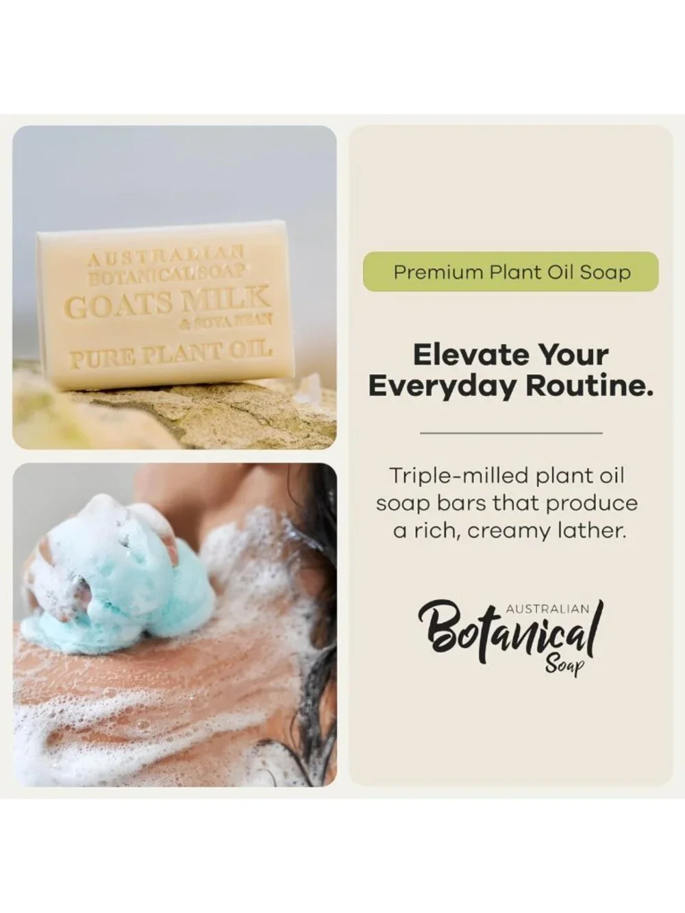 Natural Botanical Soap Variety Pack - Goat Milk, Eucalyptus, Manuka Honey & More